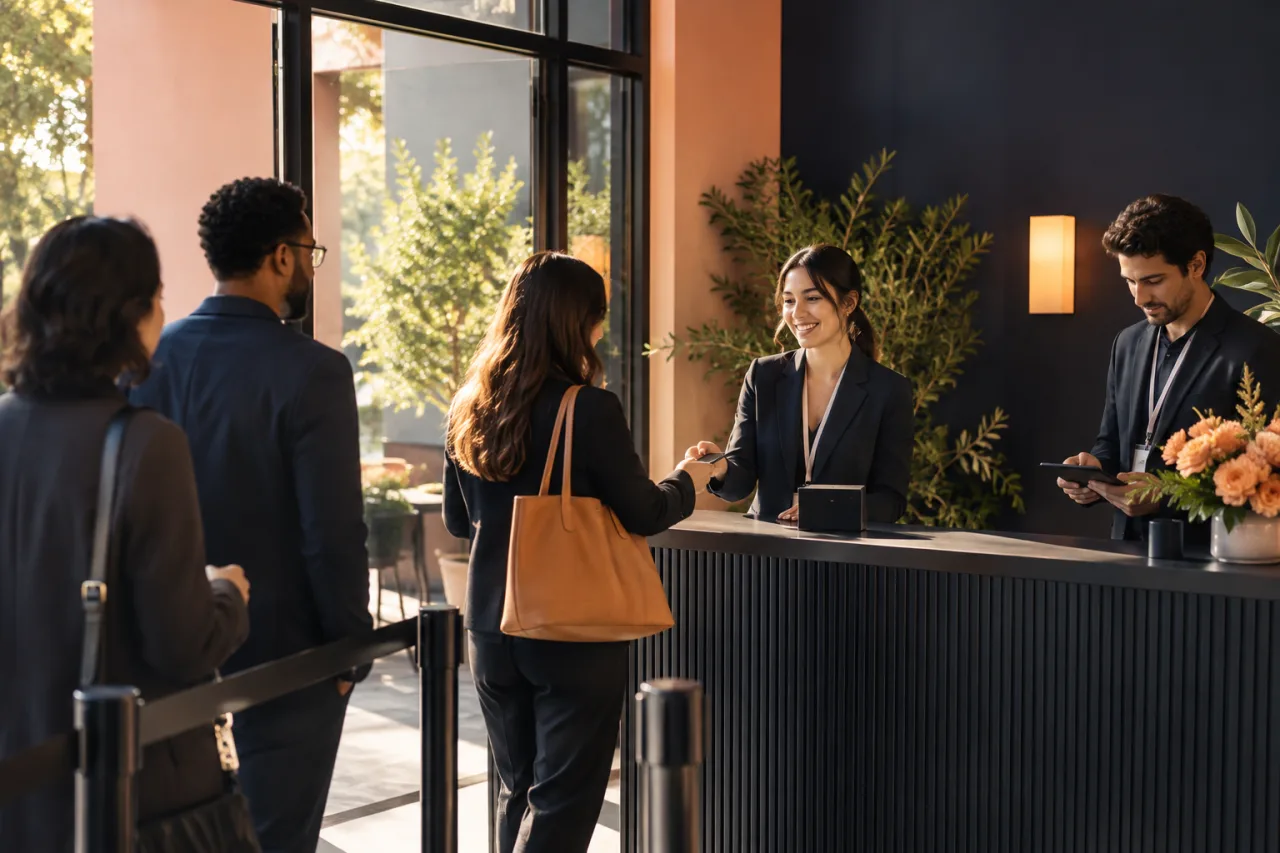 Faciliter les arrivées lors de votre prochain événement — a practical Suite.coffee guide