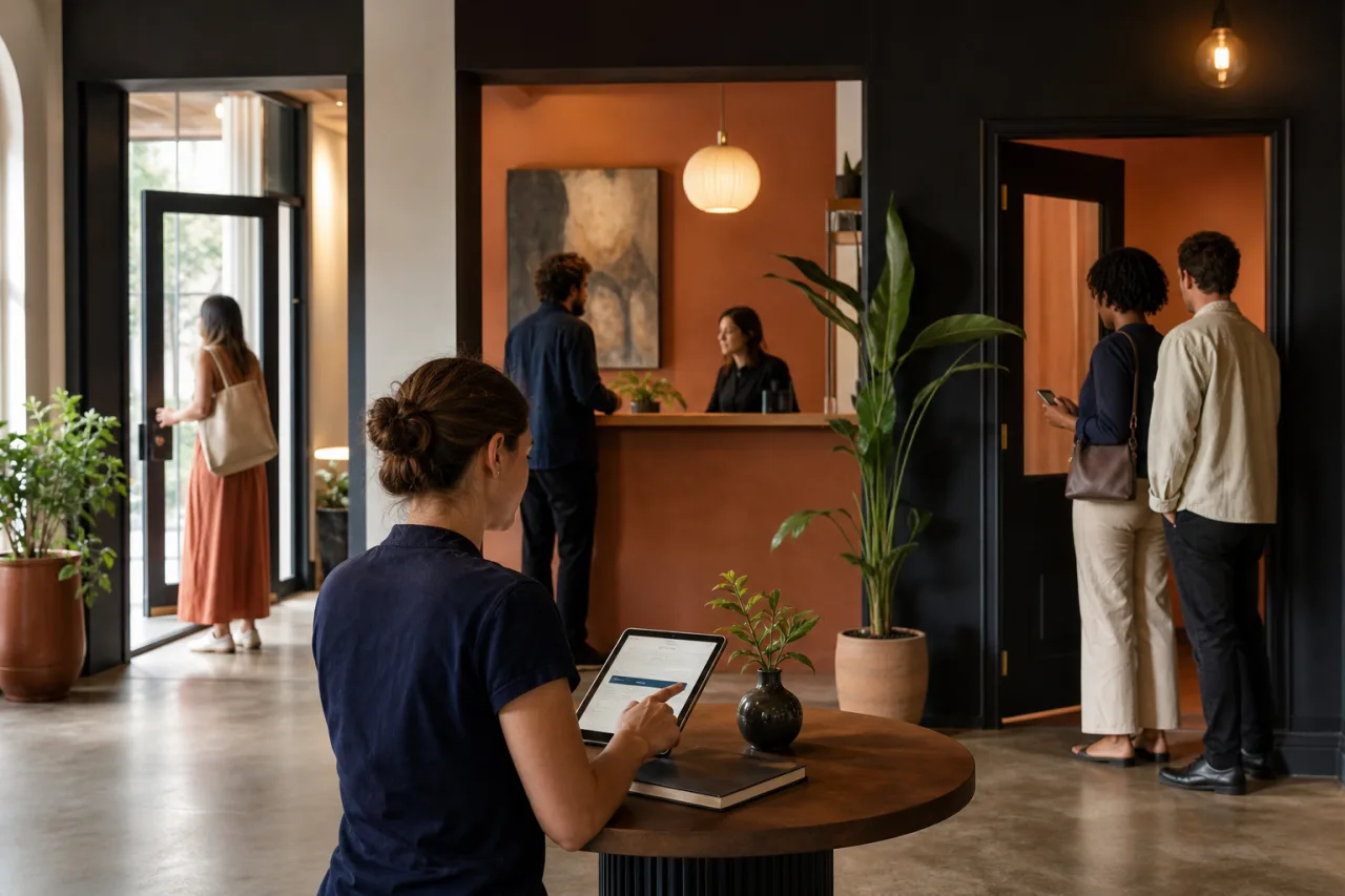 Warum mehrere Eingänge einen gemeinsamen Check-in-Plan brauchen — a practical Suite.coffee guide